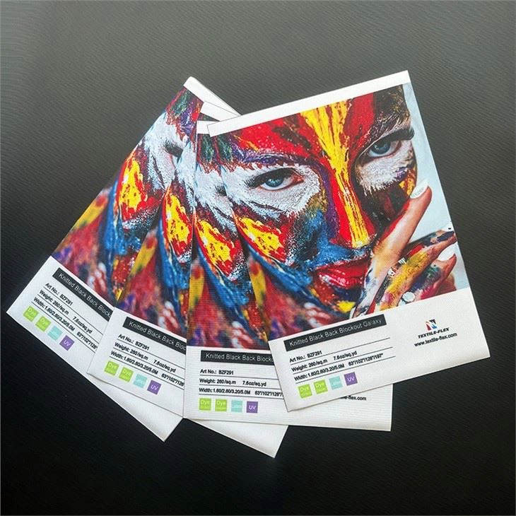 Black Back Display Blockout Textile 260gsm
