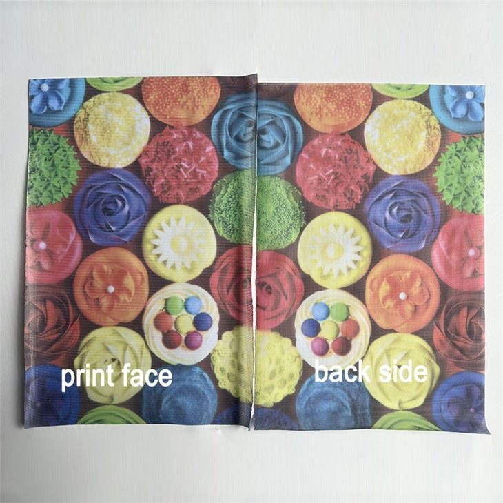 Solvent Mirror Flag Fabric